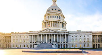 The Capitol building in Washington, D.C.